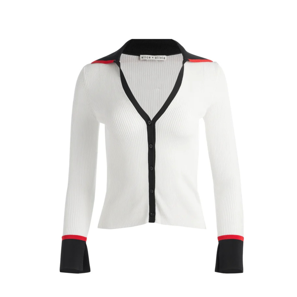 sold Alice + Olivia NEALIE CARDIGAN M - Picture 3 of 6